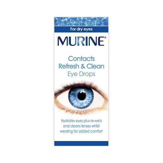 Murine Contacts Refresh & Clean Eye Drops 15ml