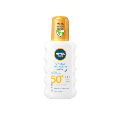 NIVEA SUN Sensitive Immediate Protect Allergy Sun Spray SPF50+ 200ml