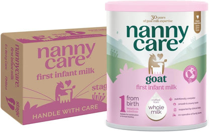 Nannycare Stage 1 Goats Milk Baby Milk/Formula 800g x 6 Tins