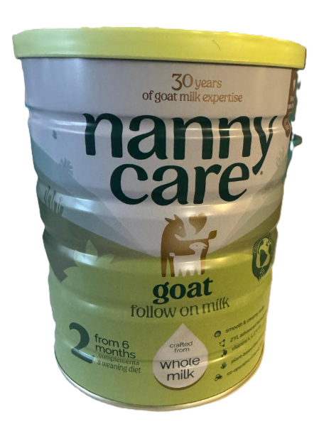 Nannycare Stage 2 Goats Milk Baby Milk/Formula 800g x 6 Tins