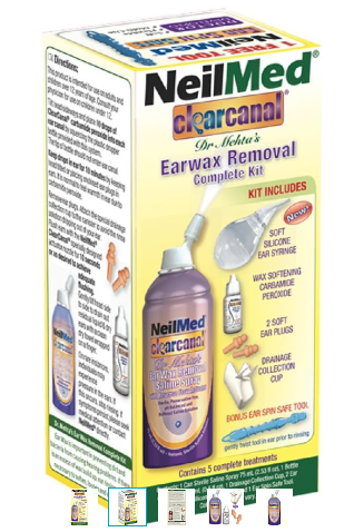 NeilMed Clearcanal Ear Wax Removal Complete Kit