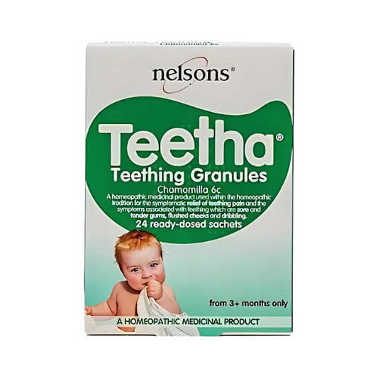 Nelsons Teetha Teething Granules 3+ Months - 24 Sachets
