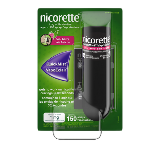 Nicorette QuickMist 1mg Mouthspray - Freshmint/Berry - (Stop Smoking Aid)