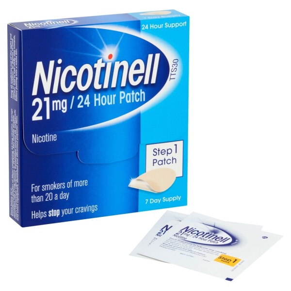 Nicotinell 21mg / 24 Hour Patches Step 1 7 Pack