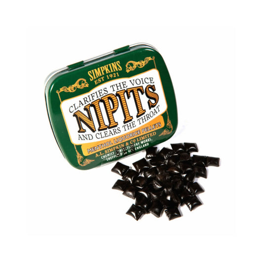 Nipits Pure Liquorice Pellets 18x12g