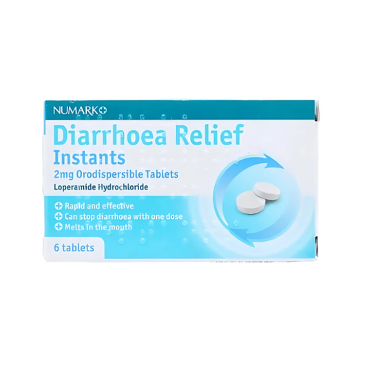 Numark Diarrhoea Relief Loperamide Instants - 6 Tablets