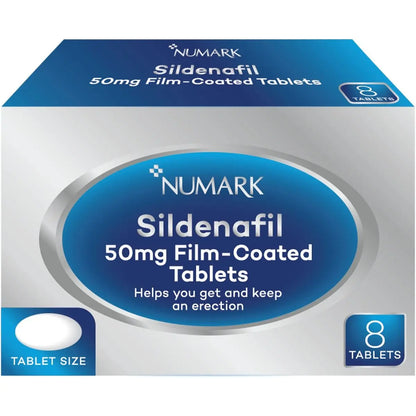 Numark Sildenafil 50mg Tablets – 4 Pack