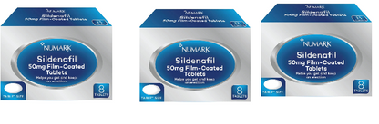 Numark Sildenafil 50mg Tablets – 8 Pack