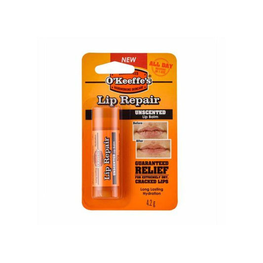 O'Keeffe's Lip Repair Unscented Lip Balm 4.2g