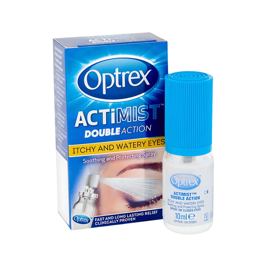 Optrex ActiMist Double Action 2in1 for Eye Spray for Itchy + Watery Eyes 10ml