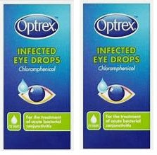 Optrex Infected Eye Drops 0.5% (2 - pack)