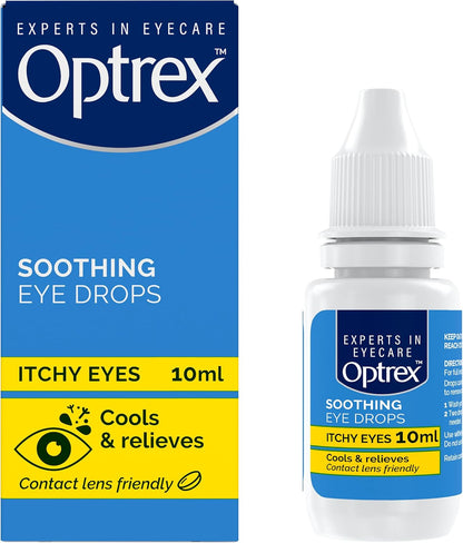 Optrex Soothing Eye Drops for Itchy Eyes 10ml