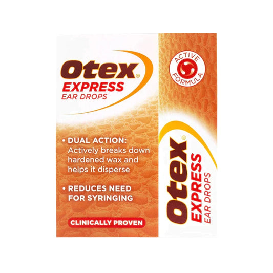 Otex Express Ear Drops for Hardened Ear Wax