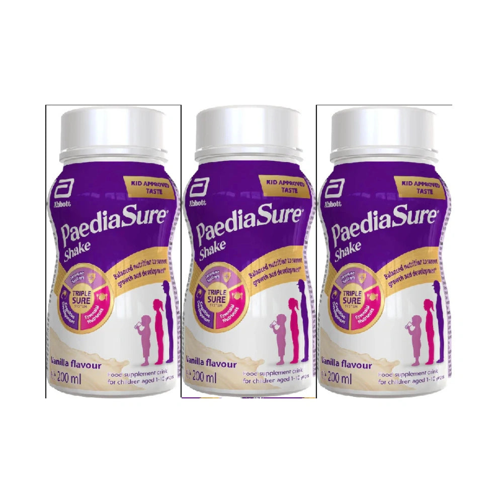 Paediasure Milkshake Vanilla (200ml) Pack of 3