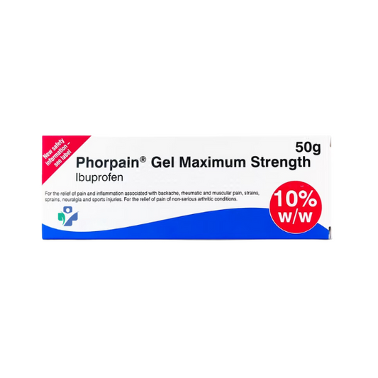 Phorpain (Ibuprofen) Max Strength 10% Gel (Brand may vary)