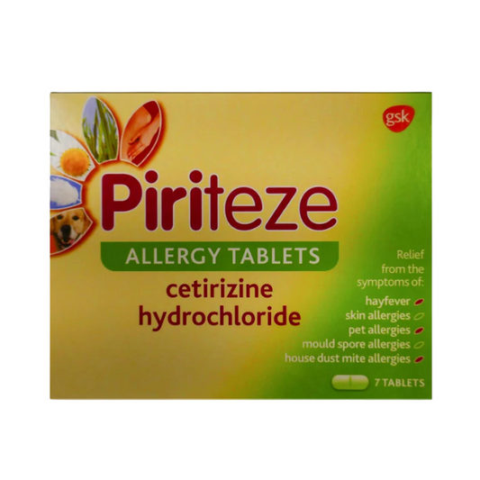 Piriteze Antihistamine Allergy Relief 7 Tablets