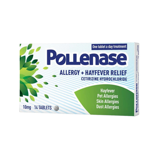 Pollenase Allergy & Hayfever Relief 10mg Tablets 14 tablets