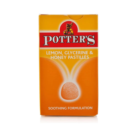 Potter's Lemon, Glycerine & Honey Pastilles 45g