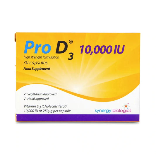 Pro D3 10,000IU Weekly Dose 30 Capsules