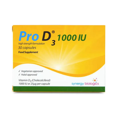 Pro D3 1000IU 30 Capsules