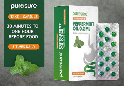 Purosure Enteric-Coated Peppermint Oil Capsules