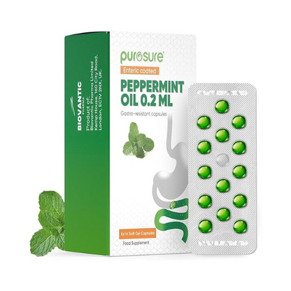 Purosure Enteric-Coated Peppermint Oil Capsules 84 Soft Gels