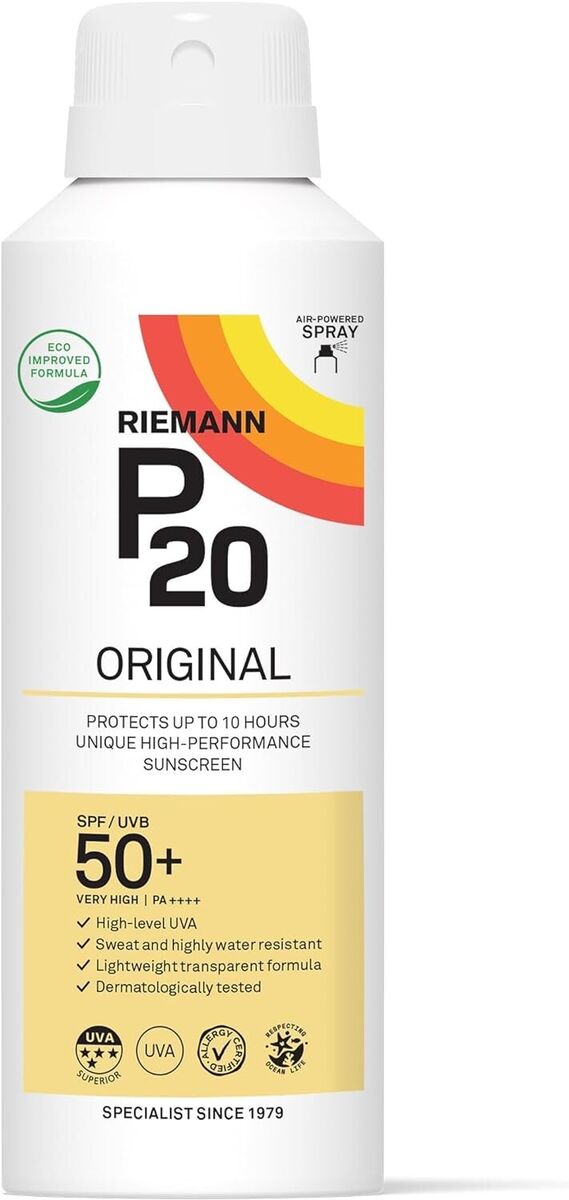 Riemann P20 Original SPF50+ 85ml Spray - UVA High Sun Protection