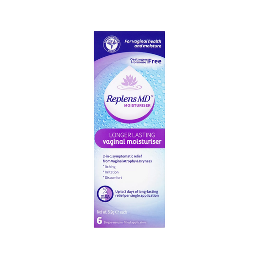 Replens MD Vaginal Moisturiser - 6 Applicator Pack