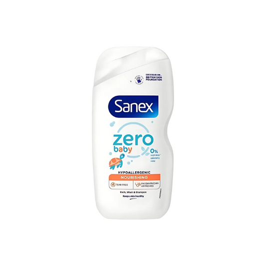 Sanex Zero% Baby Bath Foam & Shampoo 450ml