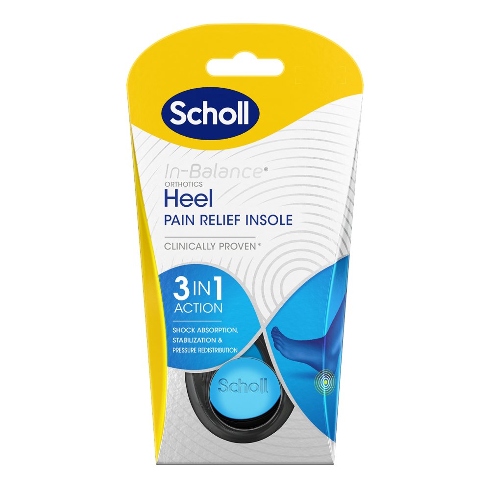 Scholl P Relief Orthotics Heel & Ankle Insoles