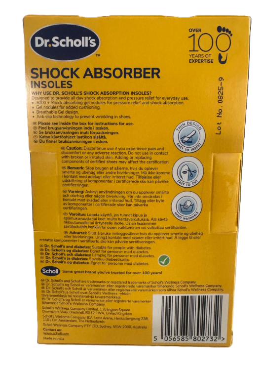 Scholl Shock Absorber Insoles1