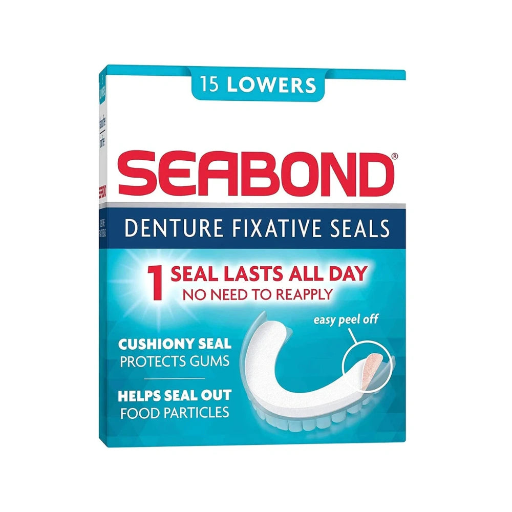 SeaBond, Denture Adhesive Seals, Original, 15 Lowers