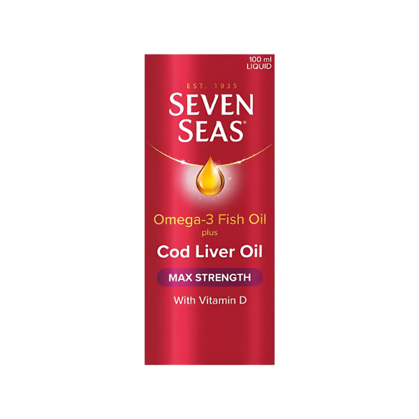 Cod's Liquid Seven Seas Cod Liver Oil Max Strength Liquid 100ml – UK Meds Online