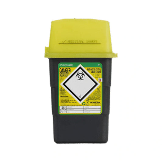 Sharps Container 1 Litre (Needle Disposal Bin)