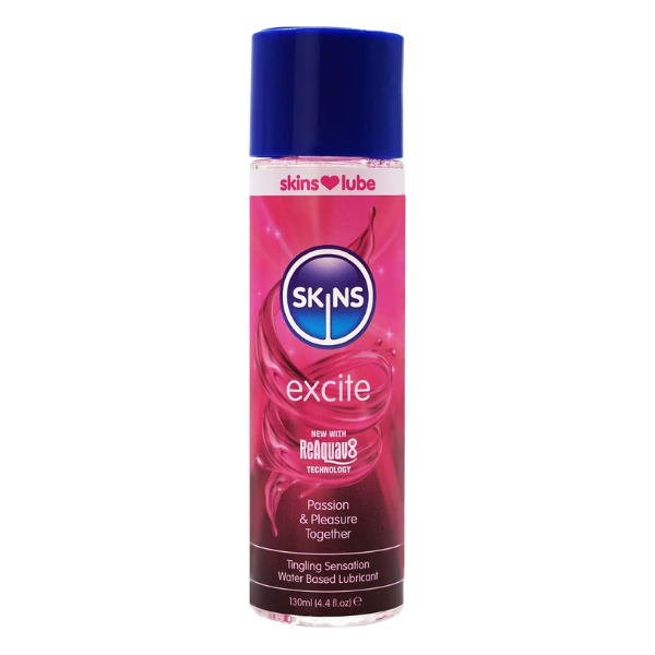 Skins Excite Tingling Water Based Lubricant - 130ml