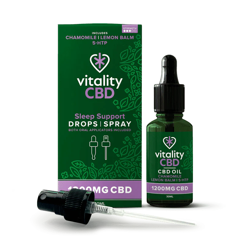 Vitality CBD Drops/Spray - Sleep Support