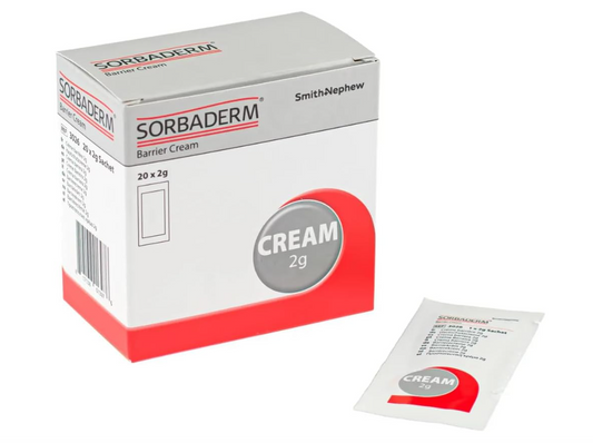Sorbaderm Barrier Cream 2g Sachets (Pack of 20) – Skin Protection Barrier Cream