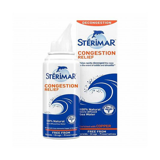 Sterimar Congestion Relief 100% Natural Sea Water Nasal Spray 50ml