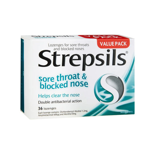 Strepsils - Sore Throat & Blocked Nose 36