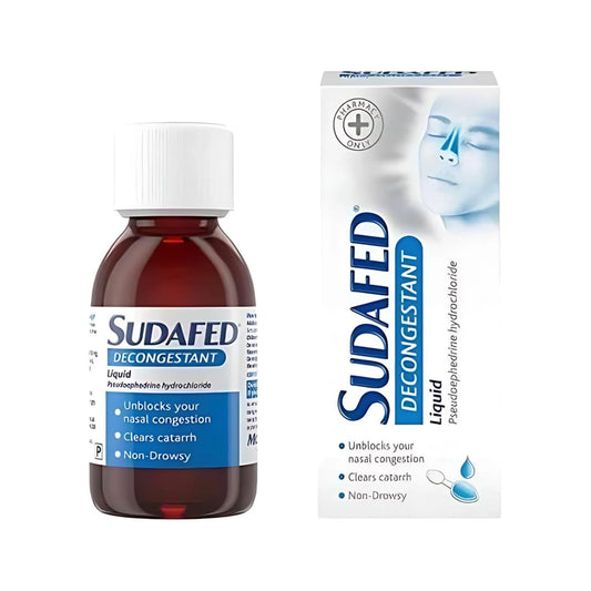 Sudafed Decongestant Liquid 100ml