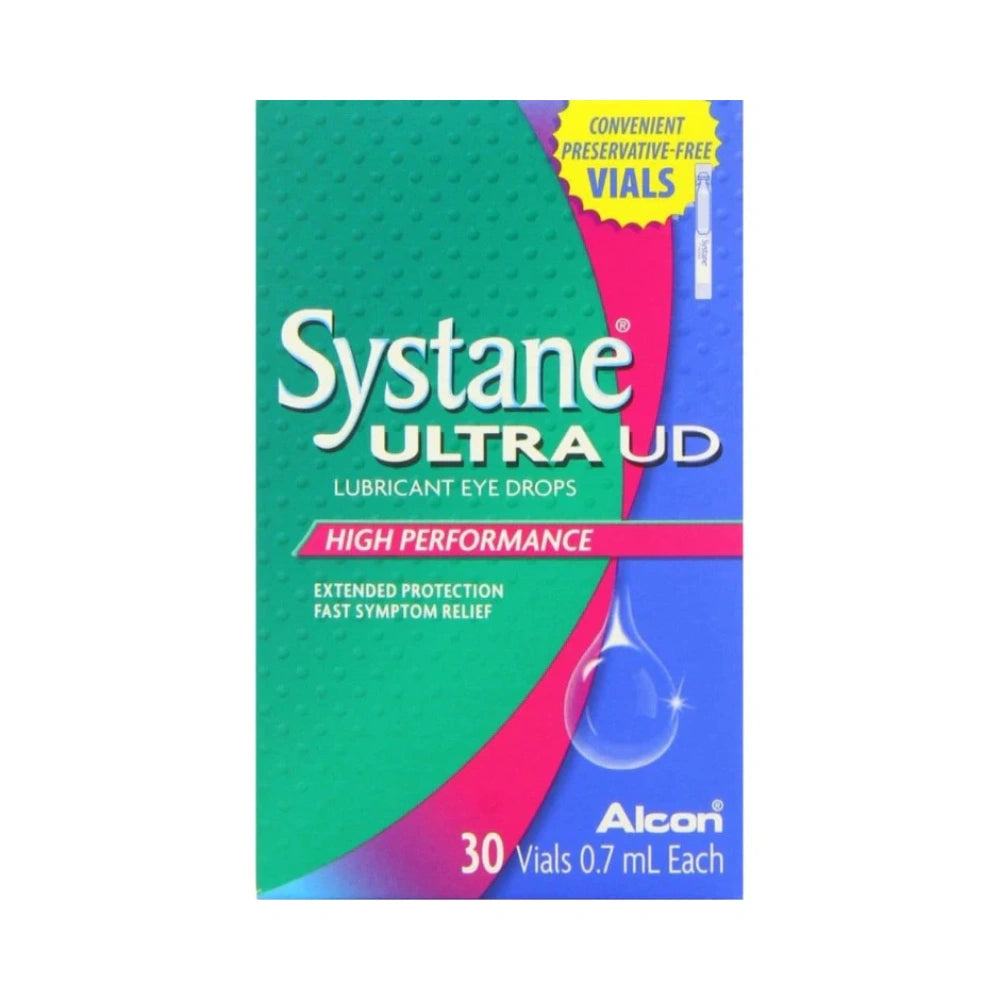 Systane Ultra UD Lubricant Eye Drops 30 Individual Vials (0.7ml Each)