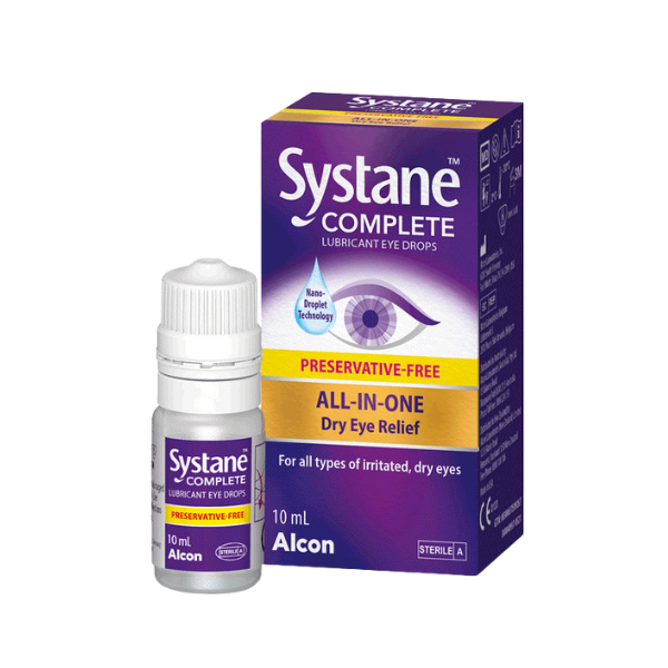 Systane Complete Eye Drops 10ml- Preservative Free