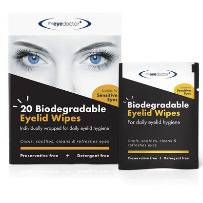 The Eye Doctor Biodegradable Eyelid Wipes