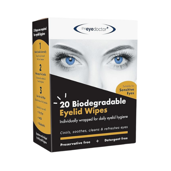 The Eye Doctor Biodegradable Eyelid Wipes