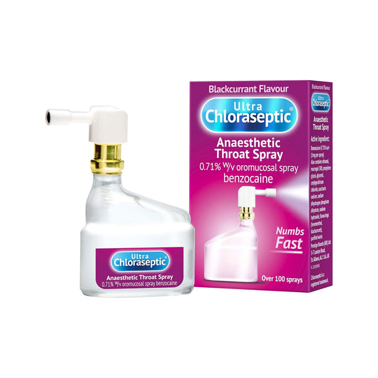 Ultra Chloraseptic Blackcurrant Flavour Anaesthetic Throat Spray 15ml