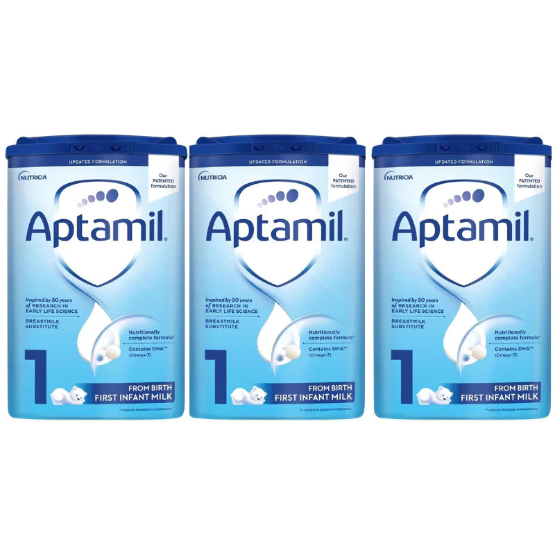 Aptamil 1 First Infant Milk Formula From Birth 800g (3 Pack)