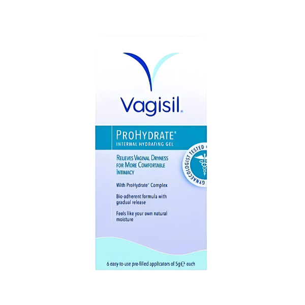 Vagisil Internal ProHydrate Gel For Vaginal Dryness - 6 x 5g