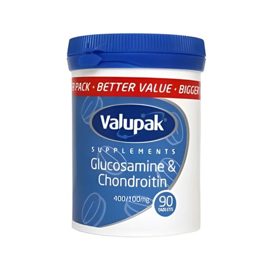 Valupak Glucosamine & Chondroitin 400-100mg 90 Tablets