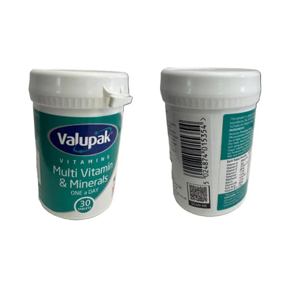 Valupak Multi Vitamin & Minerals 30 Tablets
