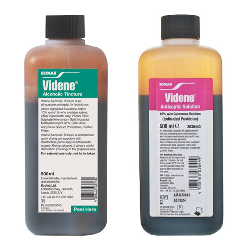 Videne Antiseptic 10% 500ml